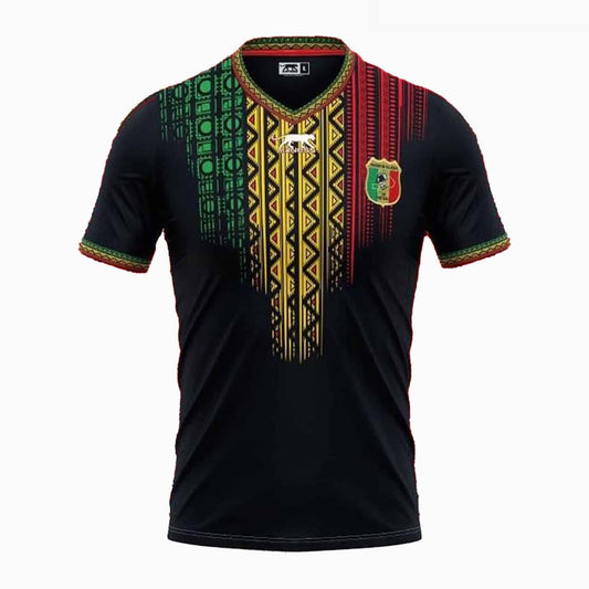 Maillot Mali 2024 Édition Spéciale – Noir, Vert, Jaune, Rouge | Supporters des Aigles