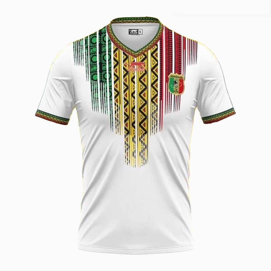 Maillot Mali 2024 Édition Spéciale – Blanc, Vert, Jaune, Rouge | Supporters des Aigles